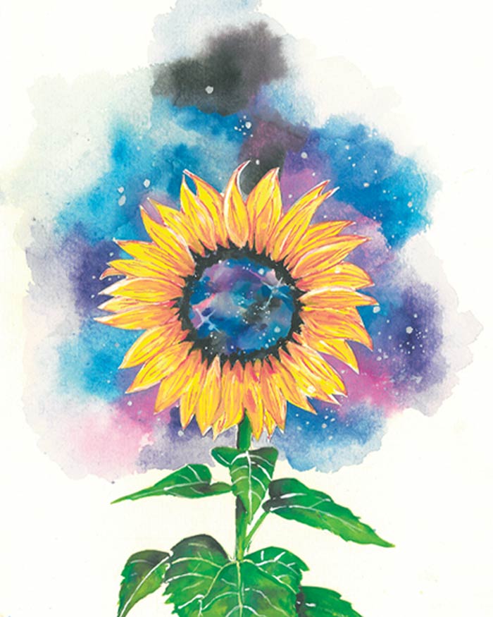 Featured image for “Cosmic Sunflower”