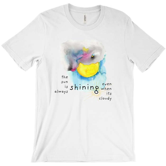 Featured image for “T-Shirt (unisex) The Sun is Always Shining”